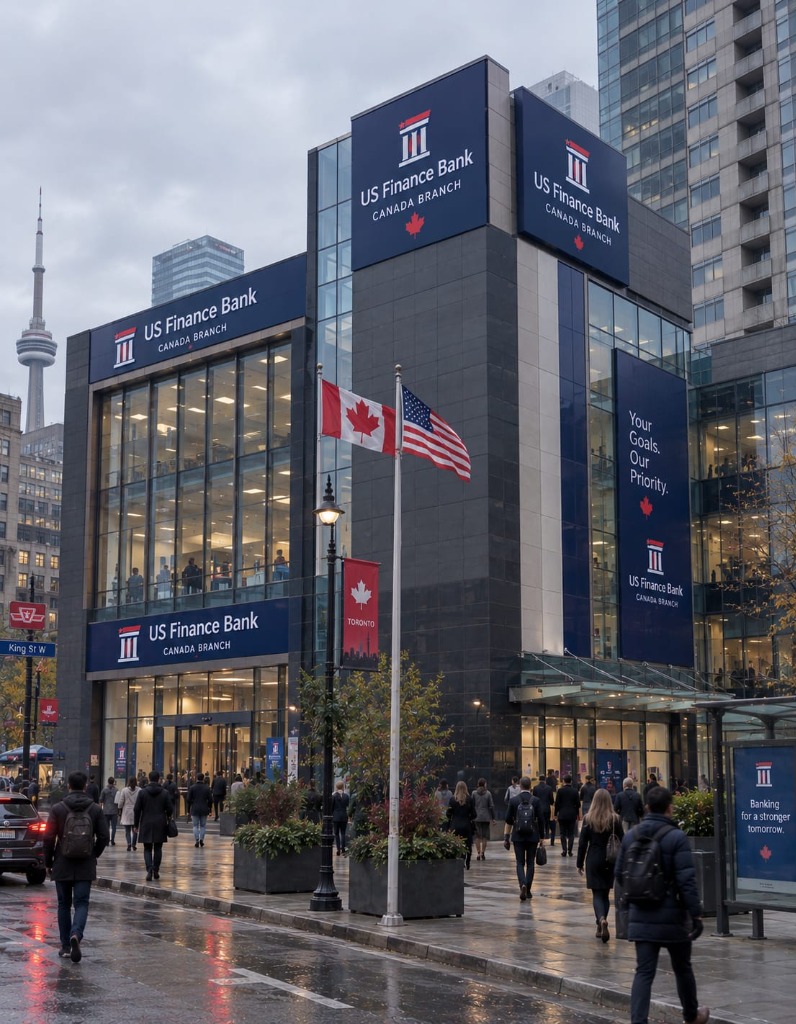 Step 1: US Finance Bank Canada Branch